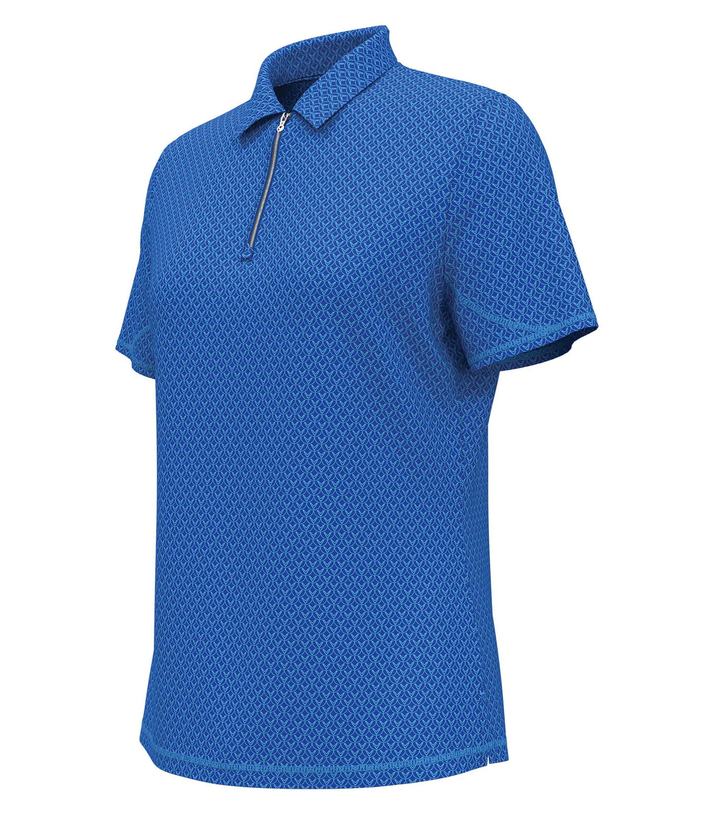CALLAWAY ALL-OVER STITCHED CHEV LADIES’ POLO.