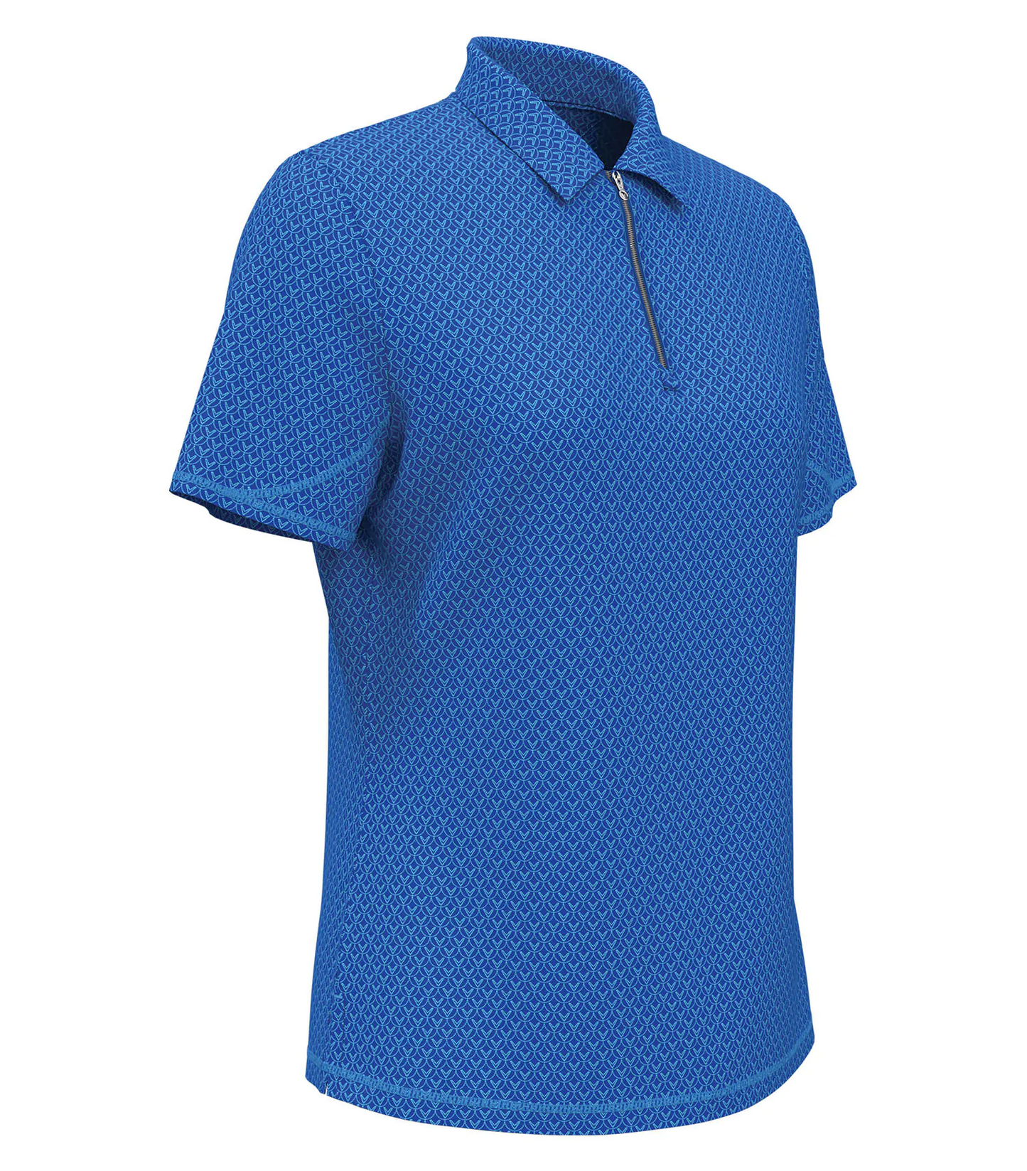 CALLAWAY ALL-OVER STITCHED CHEV LADIES’ POLO.