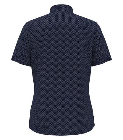 CALLAWAY ALL-OVER STITCHED CHEV LADIES’ POLO.