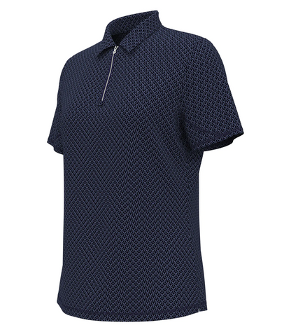 CALLAWAY ALL-OVER STITCHED CHEV LADIES’ POLO.