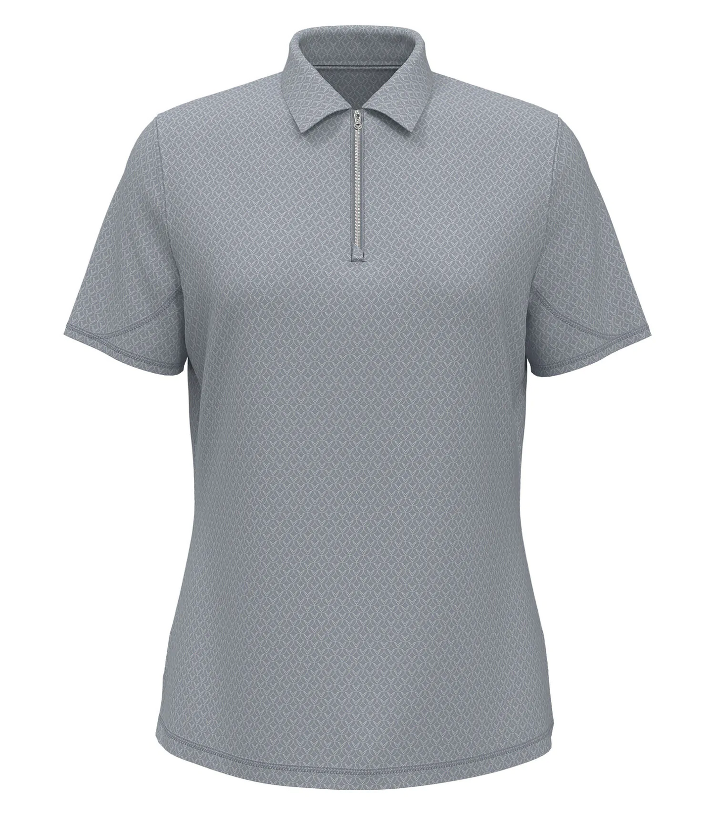 CALLAWAY ALL-OVER STITCHED CHEV LADIES’ POLO.