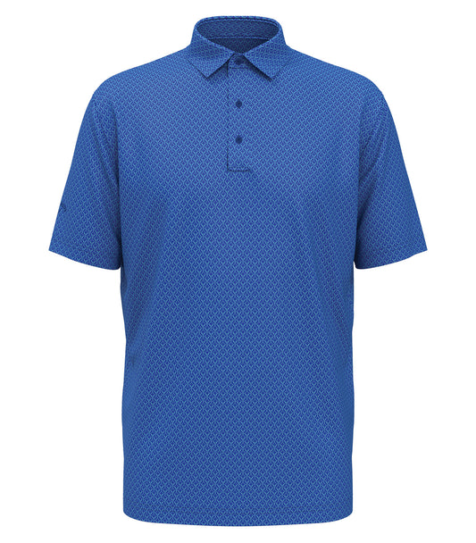 CALLAWAY ALL-OVER STITCHED CHEV POLO.