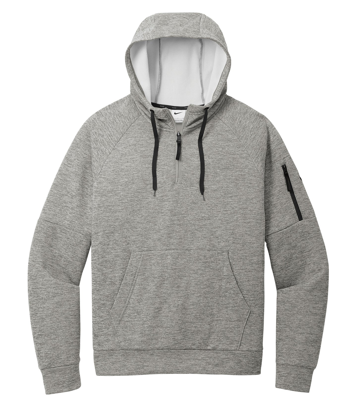 NIKE Therma-FIT 1/4 ZIP FLEECE HOODIE.