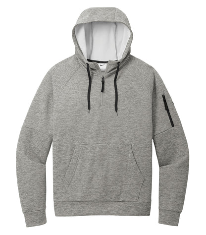 NIKE Therma-FIT 1/4 ZIP FLEECE HOODIE.