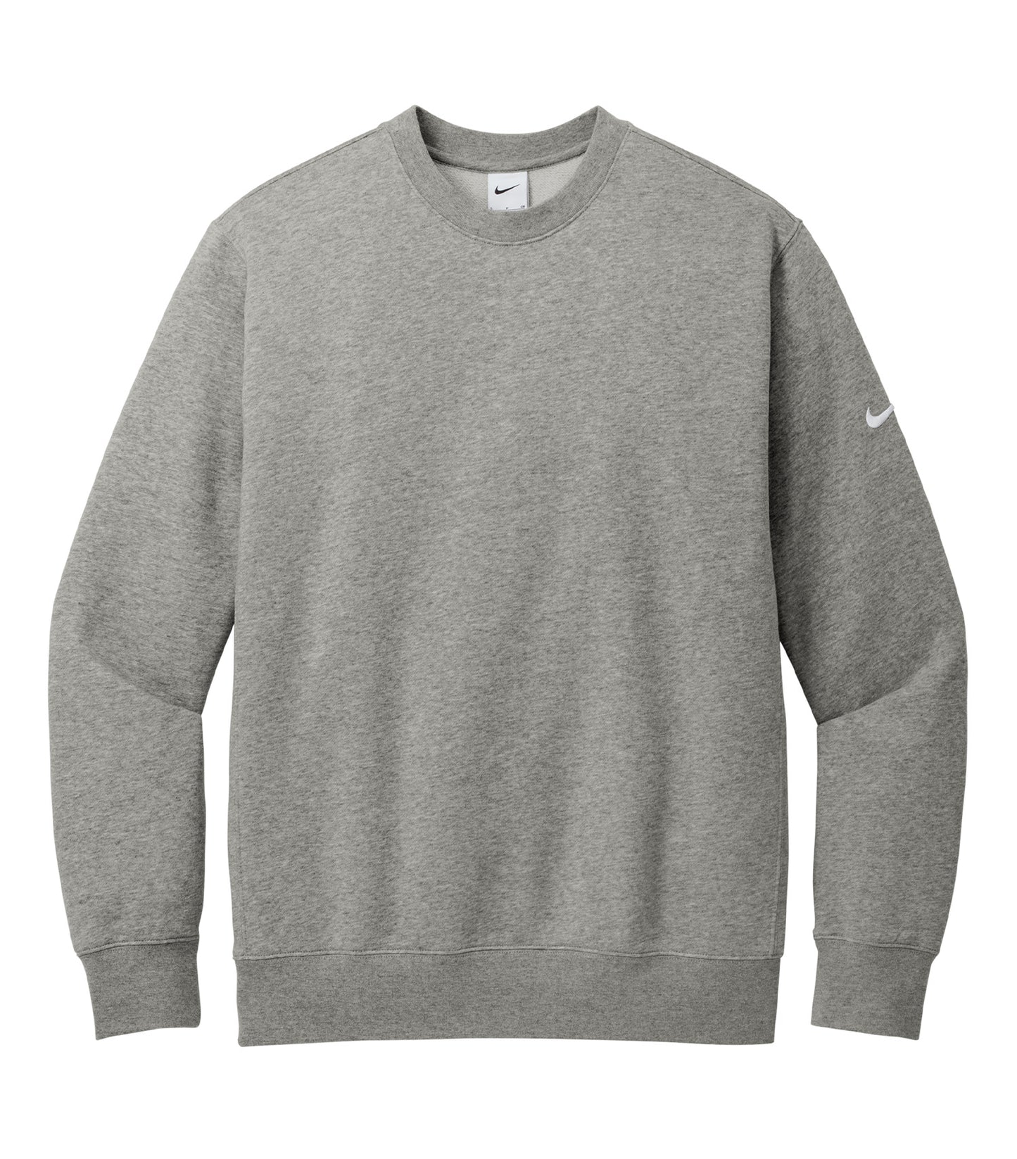 NIKE CLUB FLEECE SLEEVE SWOOSH CREW.