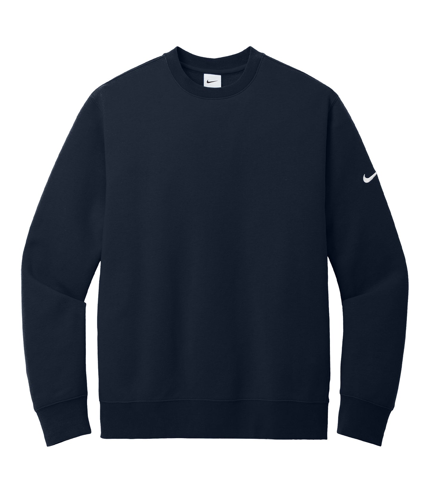 NIKE CLUB FLEECE SLEEVE SWOOSH CREW.