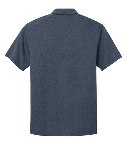 NIKE Dri-FIT SMOOTH HEATHER POLO.