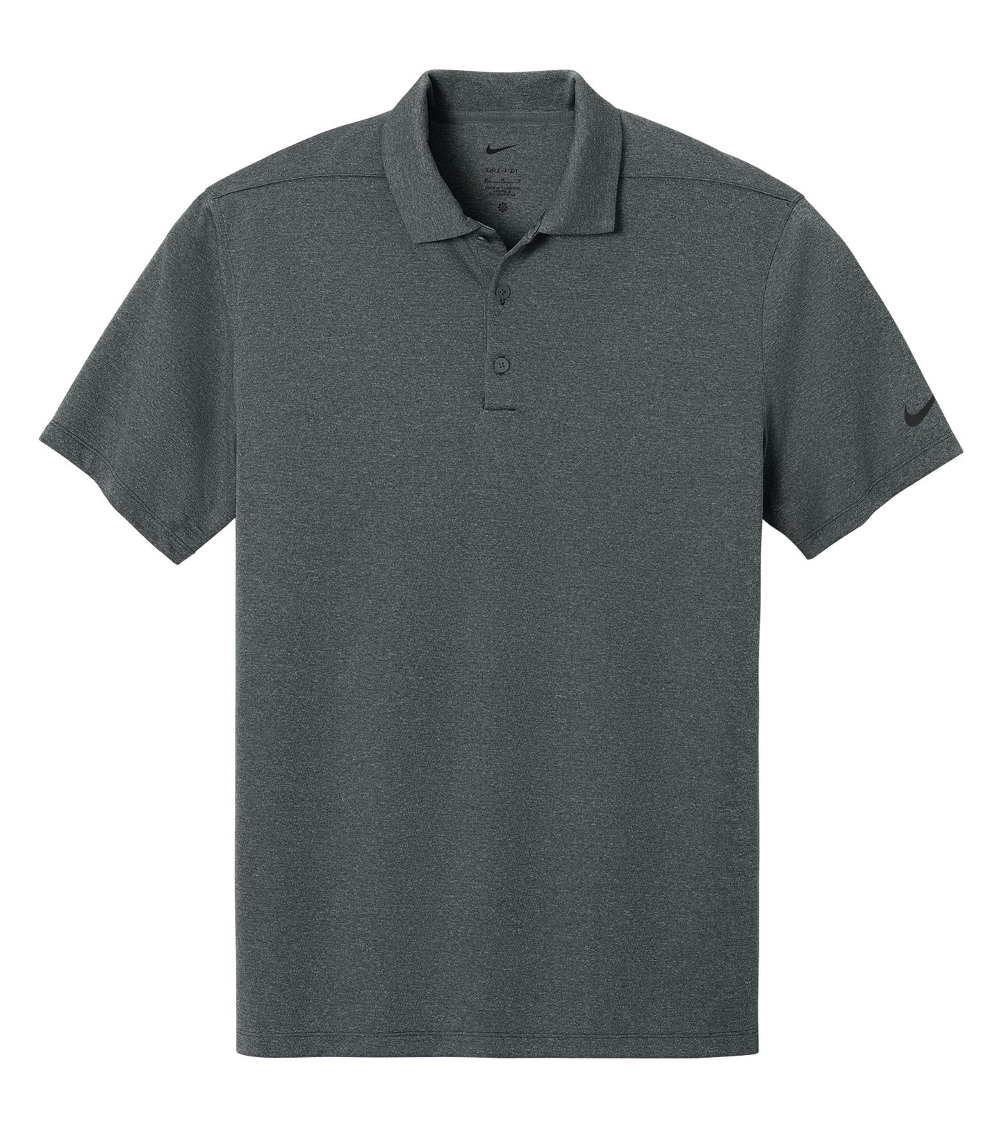NIKE Dri-FIT SMOOTH HEATHER POLO.