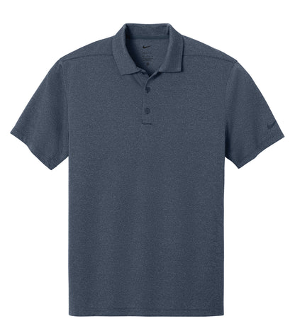 NIKE Dri-FIT SMOOTH HEATHER POLO.